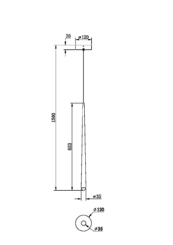 Подвесной светильник Maytoni Cascade MOD132PL-L6BK изображение в интернет-магазине Cramer Light фото 4