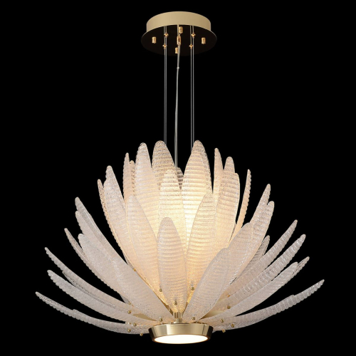 Подвесная люстра Crystal Lux ARTICHOKE SP8+1 GOLD изображение в интернет-магазине Cramer Light фото 6