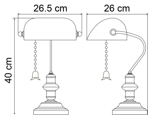 Настольная лампа Arte Lamp Banker A2493LT-1AB изображение в интернет-магазине Cramer Light фото 4