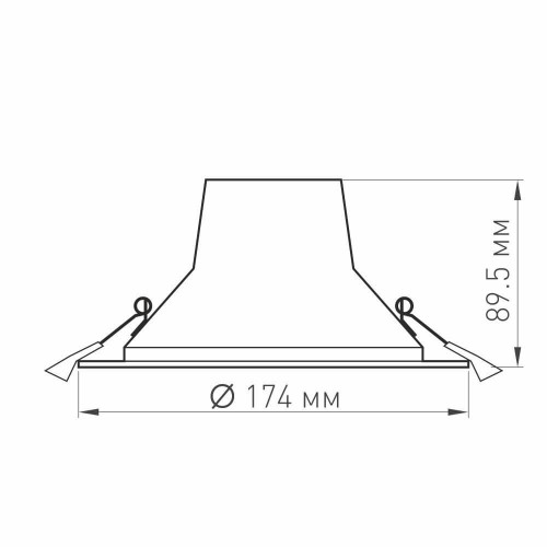 Встраиваемый светильник Arlight LEGEND 025143(1) изображение в интернет-магазине Cramer Light фото 4