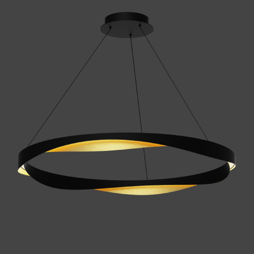 Подвесная люстра Delight Collection MD22001046-1B black/gold изображение в интернет-магазине Cramer Light фото 2