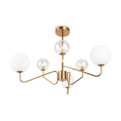 Люстра на штанге Freya Dewy FR5241PL-06BZ изображение в интернет-магазине Cramer Light фото 8