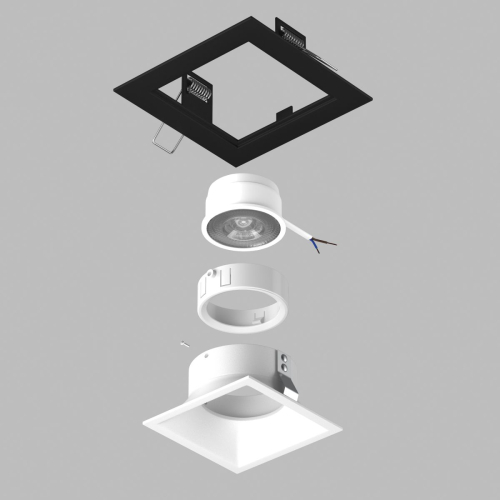 Встраиваемый светильник Lightstar Domino (214517+214506+214006) D51706WMOD изображение в интернет-магазине Cramer Light фото 3