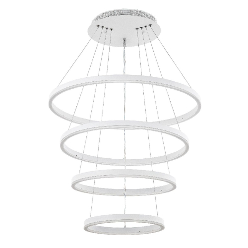 Каскадная люстра LED4U 55000-4 WH изображение в интернет-магазине Cramer Light