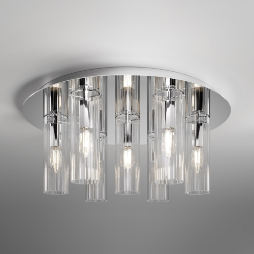 Потолочный светильник Eurosvet Merge 502111/7 хром a071916 изображение в интернет-магазине Cramer Light