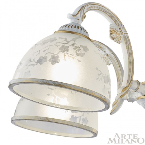 Подвесная люстра Arte Milano 349737/8 WT+G изображение в интернет-магазине Cramer Light фото 5