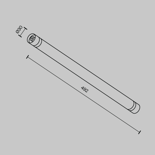 Соединитель Maytoni Shelf CA011-L500-B изображение в интернет-магазине Cramer Light фото 6