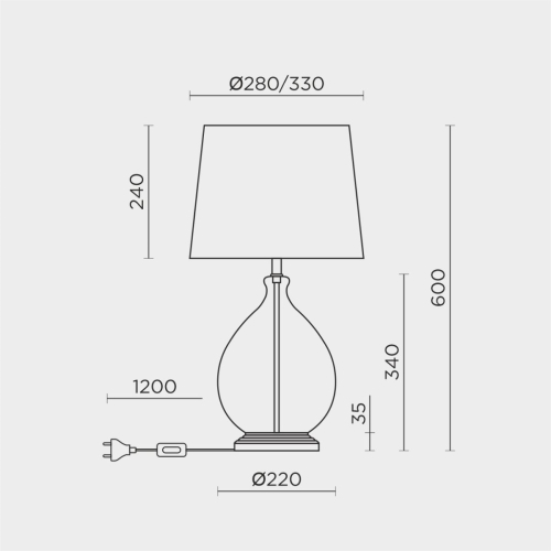 Настольная лампа Modelux ML.6111.01TL BK изображение в интернет-магазине Cramer Light фото 3