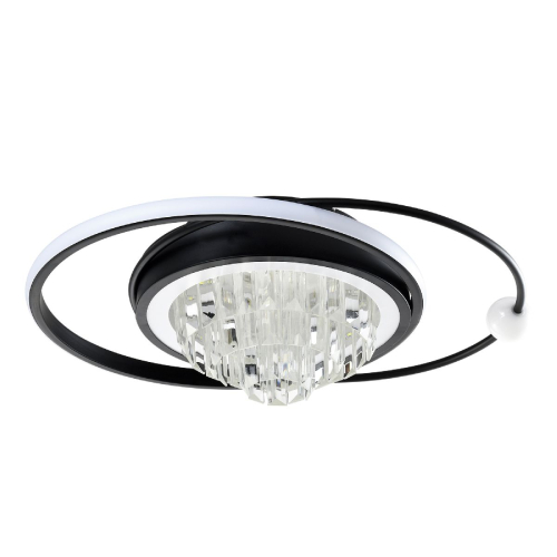 Потолочный светильник LED4U L8023-450 BK изображение в интернет-магазине Cramer Light