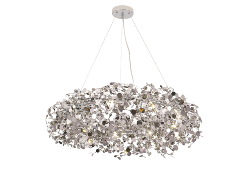 Подвесная люстра Crystal Lux GARDEN SP9 D800 CHROME изображение в интернет-магазине Cramer Light