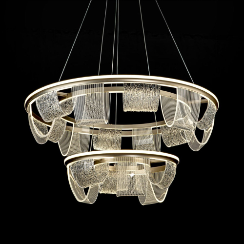 Подвесная люстра LED4U L7706-800-460 GD изображение в интернет-магазине Cramer Light фото 2