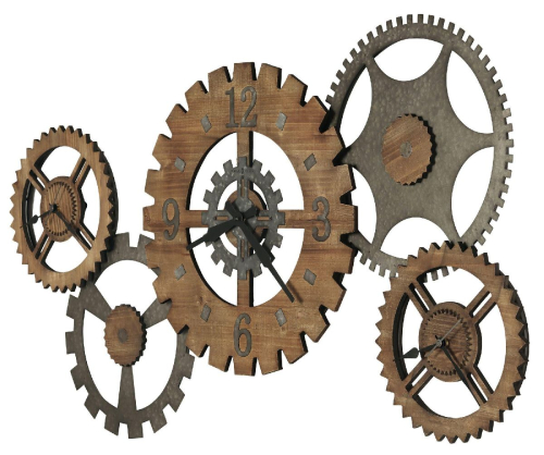 Настенные часы Howard Miller Cogwheel iii 625-727 изображение в интернет-магазине Cramer Light фото 2