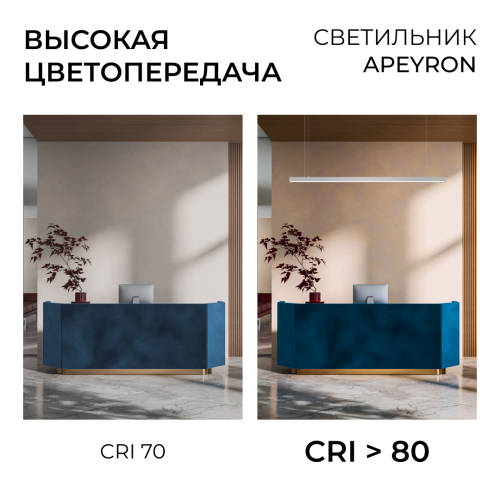 Линейный подвесной светильник Apeyron Levia 30-40 изображение в интернет-магазине Cramer Light фото 5