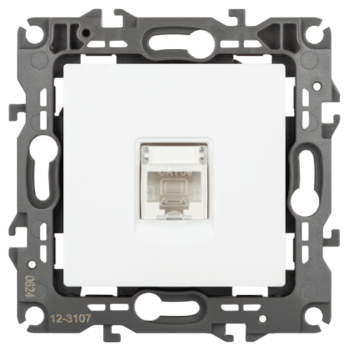 Розетка компьютерная RJ45 Эра 12-3107-01М Б0065712 дополнительное фото