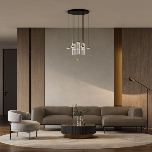 Подвесной светильник Eurosvet Quarzo 301102 LED латунь a071892 изображение в интернет-магазине Cramer Light фото 3