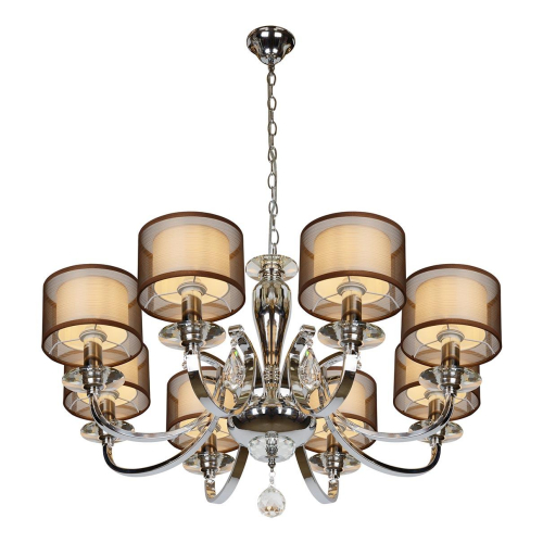 Подвесная люстра iLamp Mario RM16001/8CR изображение в интернет-магазине Cramer Light фото 2