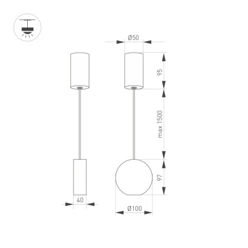 Подвесной светильник Arlight Elementa 032769 изображение в интернет-магазине Cramer Light фото 2