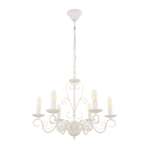 Подвесная люстра Arte Milano 341369/6 WT изображение в интернет-магазине Cramer Light