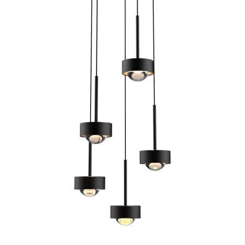 Каскадная люстра Delight Collection MD2826-5A black изображение в интернет-магазине Cramer Light