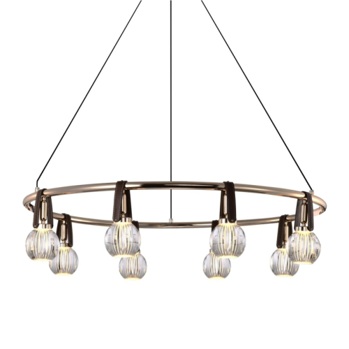 Подвесная люстра Delight Collection P0853-8C s-gold изображение в интернет-магазине Cramer Light