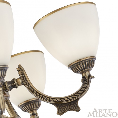 Подвесная люстра Arte Milano 347837/8 AB изображение в интернет-магазине Cramer Light фото 6