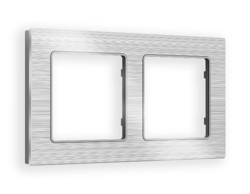 Рамка двухместная Ambrella Volt Platos AF550102 дополнительное фото