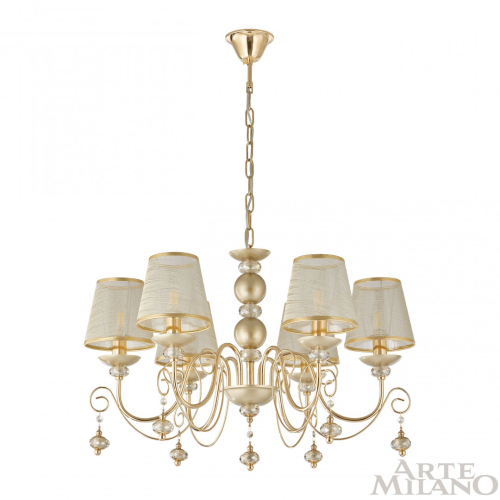 Подвесная люстра Arte Milano 347620/6 FGD изображение в интернет-магазине Cramer Light фото 3