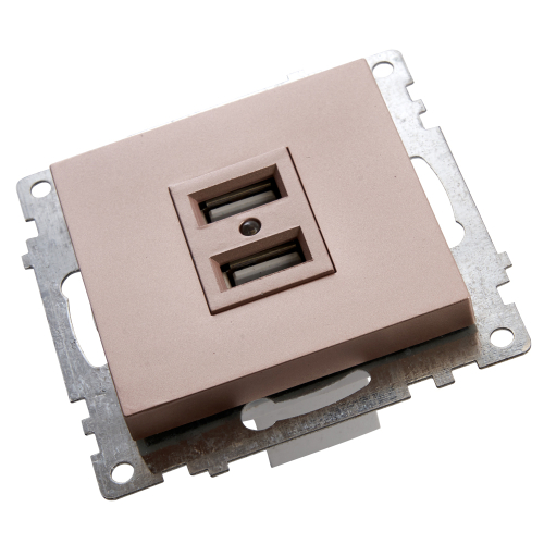 Розетка USB 2-местная Stekker Катрин 39602 дополнительное фото фото 2
