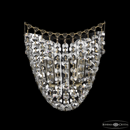 Настенный светильник Bohemia Ivele Crystal 77081B/19 Pa изображение в интернет-магазине Cramer Light фото 2