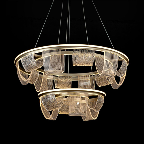 Подвесная люстра LED4U L7706-800-460 GD изображение в интернет-магазине Cramer Light фото 4