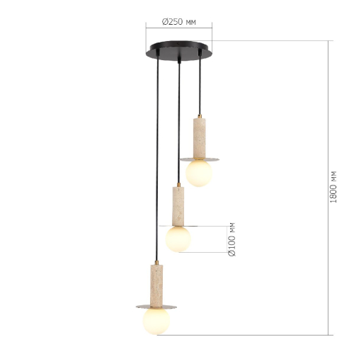 Подвесной светильник ST Luce Earthy SL1194.303.03 изображение в интернет-магазине Cramer Light фото 5