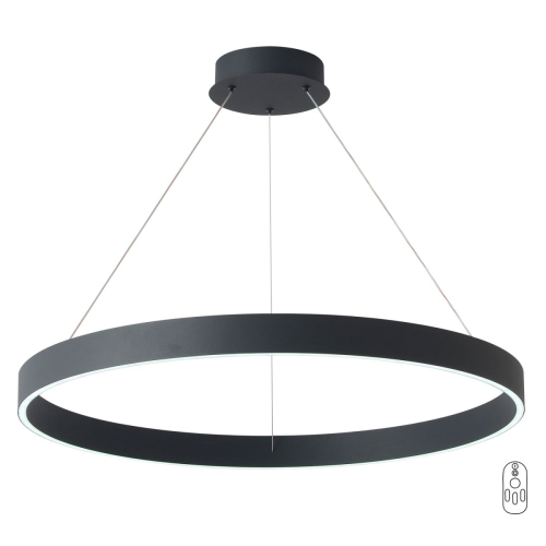 Подвесная люстра Crystal Lux TRON SP70W LED BLACK изображение в интернет-магазине Cramer Light