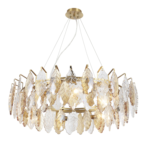 Подвесная люстра Crystal Lux TREVI SP8 BRASS изображение в интернет-магазине Cramer Light фото 2