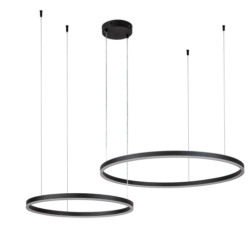 Подвесная люстра Indigo Galass 14001/2P Black V000030L изображение в интернет-магазине Cramer Light фото 3