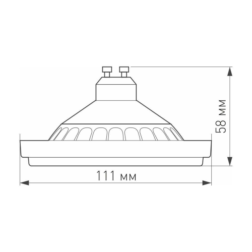 Лампа светодиодная Arlight AR111-UNIT-GU10-15W-DIM 025624 изображение в интернет-магазине Cramer Light фото 5