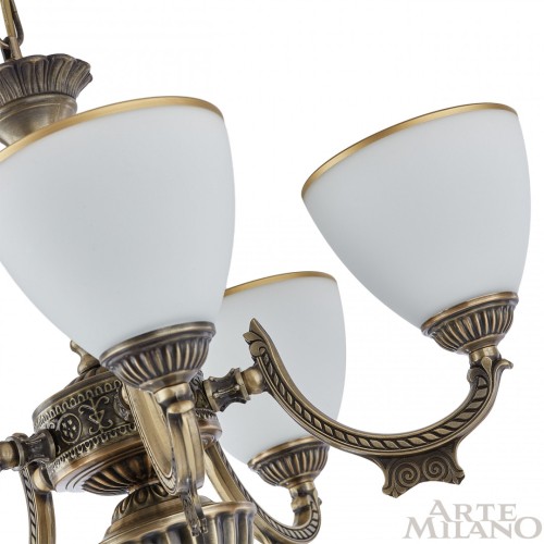 Подвесная люстра Arte Milano 342837/5 AB изображение в интернет-магазине Cramer Light фото 7