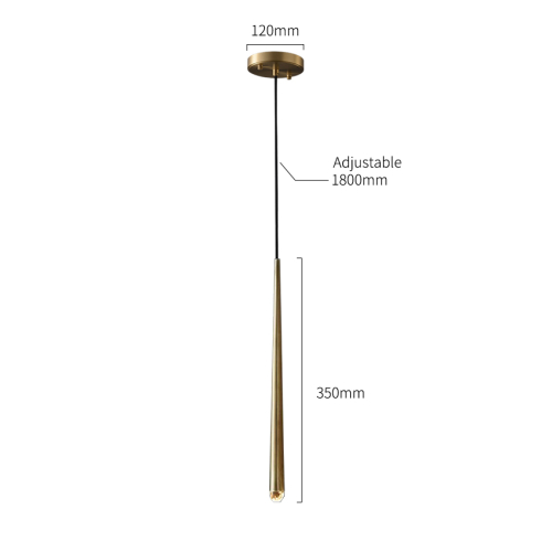 Подвесной светильник Delight Collection MT8863-1H antique brass изображение в интернет-магазине Cramer Light фото 6