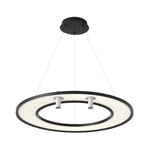 Подвесной светильник Crystal Lux CONTOUR SP50W LED BLACK изображение в интернет-магазине Cramer Light фото 3