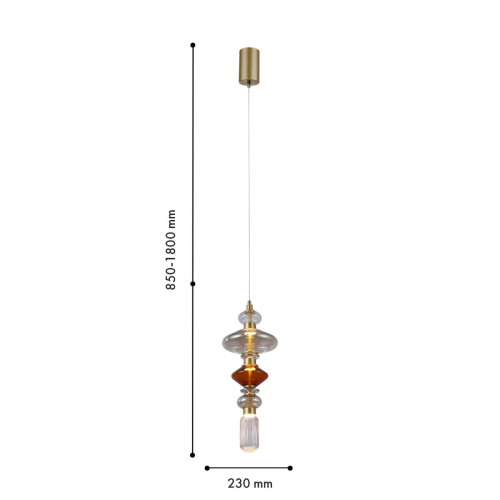 Подвесной светильник Favourite Veneto 4237-1P изображение в интернет-магазине Cramer Light фото 2