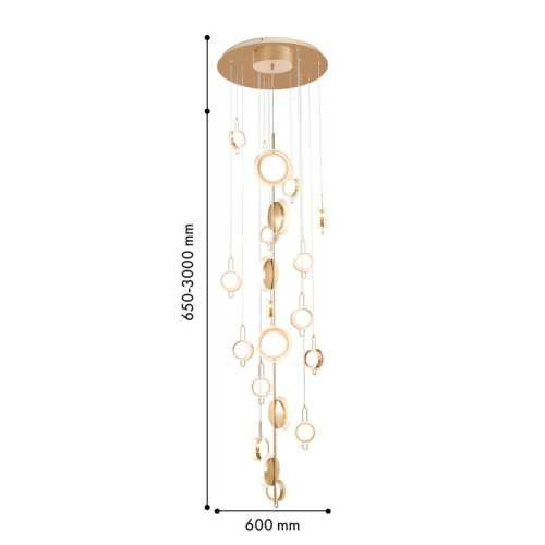 Каскадная люстра Favourite Yo-yo 4334-32P изображение в интернет-магазине Cramer Light фото 2