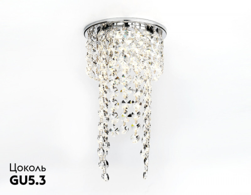 Встраиваемый светильник Ambrella Light K2071 CH/CL изображение в интернет-магазине Cramer Light фото 2