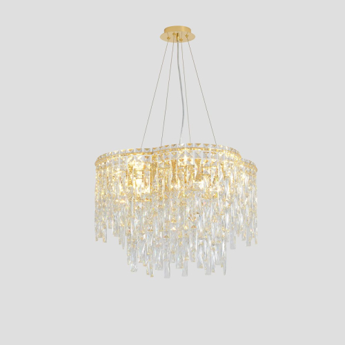 Подвесная люстра Crystal Lux ABRIL SP12 GOLD изображение в интернет-магазине Cramer Light фото 5