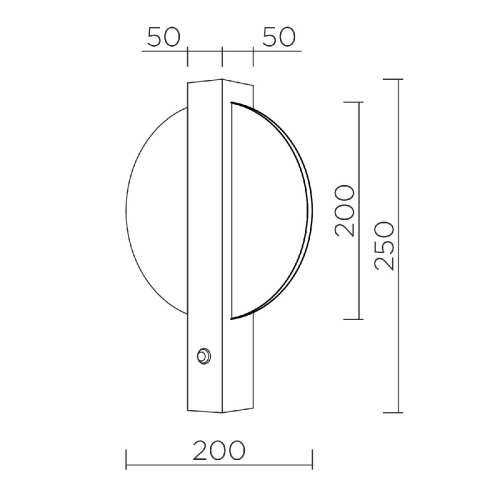 Настенный светильник LED4U L2230-300 BK изображение в интернет-магазине Cramer Light фото 2