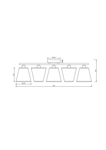 Потолочная люстра Freya Tinkler FR5128PL-05W изображение в интернет-магазине Cramer Light фото 3