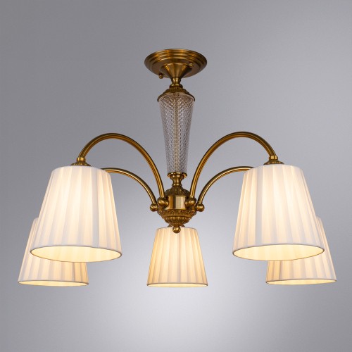 Потолочная люстра Arte Lamp Gracie A7301PL-5PB изображение в интернет-магазине Cramer Light фото 2