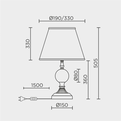 Настольная лампа LED4U L9923 GD изображение в интернет-магазине Cramer Light фото 3