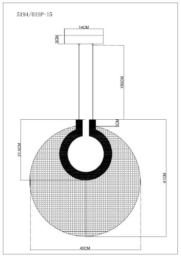 Подвесной светильник Divinare Bilancia 5194/01 SP-15 изображение в интернет-магазине Cramer Light фото 2