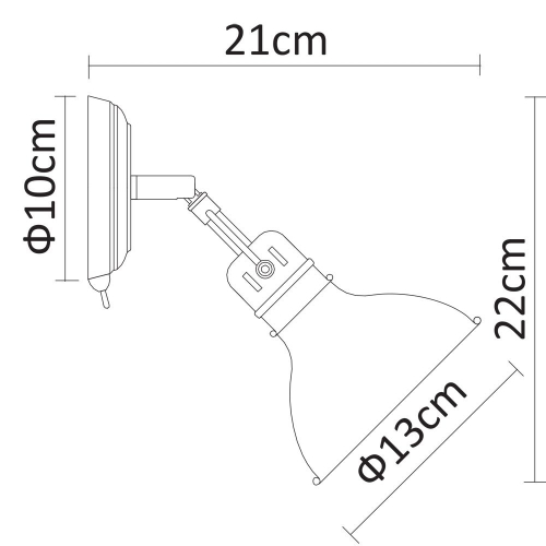 Спот Arte Lamp A1102AP-1AB изображение в интернет-магазине Cramer Light фото 5