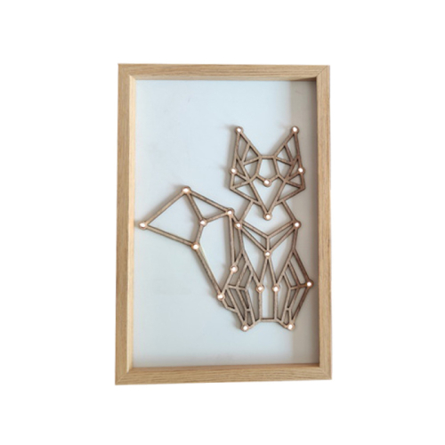 Светодиодный ночник Apeyron Лиса теплый белый 2хАА МДФ 12-179 изображение в интернет-магазине Cramer Light