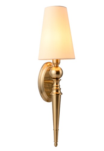 Бра Crystal Lux PER AP1 BRASS/BEIGE дополнительное фото фото 2